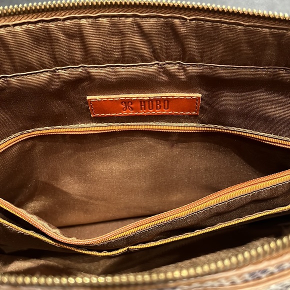 HOBO Friar Leather Python Embossed Shoulder Bag - Picture 10 of 10